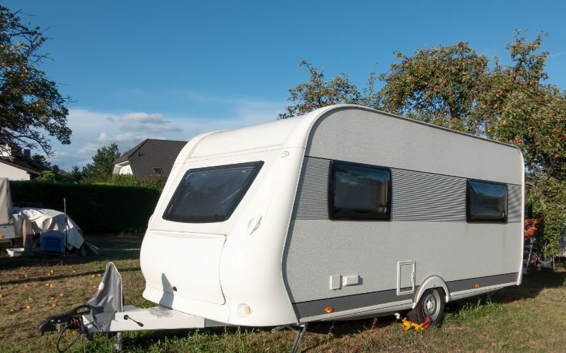 fibreglass on caravan