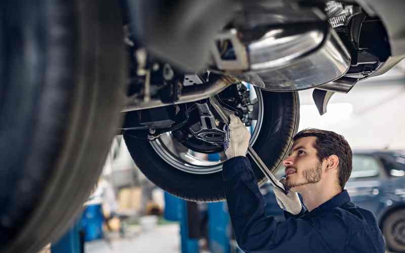 Caravan Suspension repair