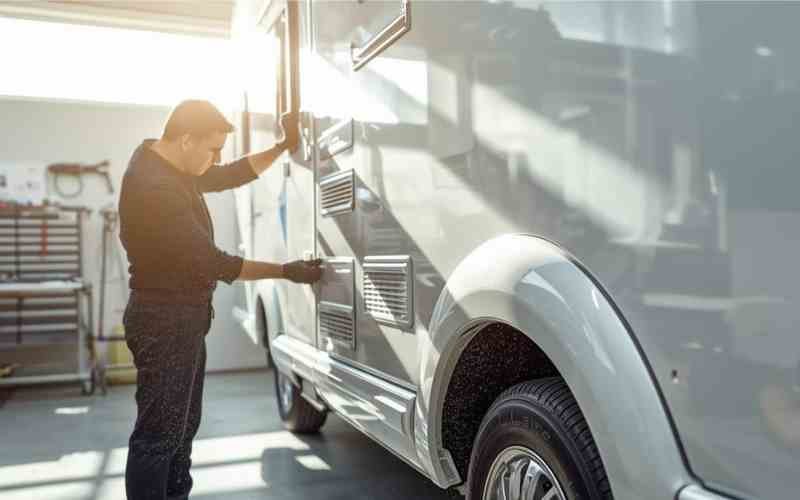 repairing Used Luxury Caravans